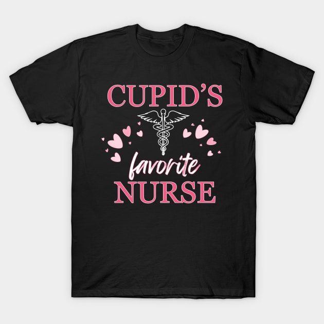 Cupid's Favorite Nurse T-Shirt by mebcreations